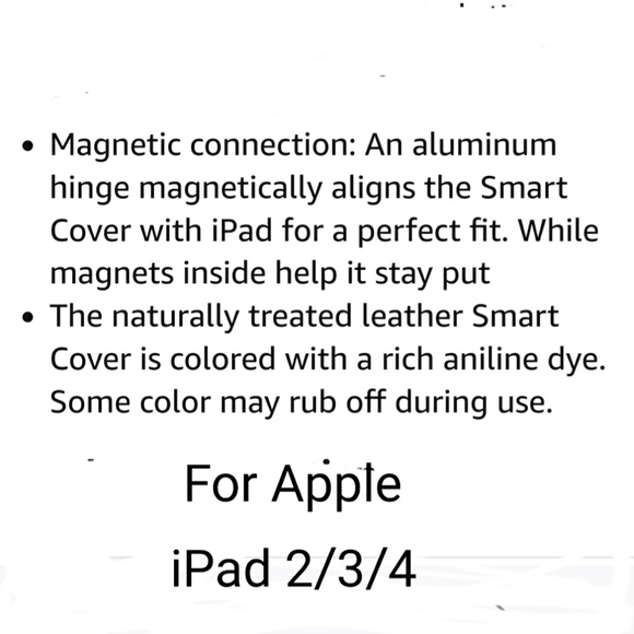 APPLE SMART LEATHER COVER FOR APPLE IPAD ORIGINAL RED BLACK - Picture 12 of 14